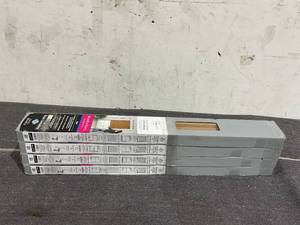 lot 144 image: LOT OF 4 Mainstays 1 Cordless Vinyl Room Darkening Mini Blinds, Khaki