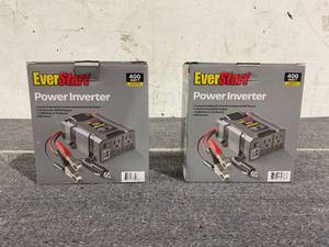 lot 152 image: LOT OF 2 EverStart 400 Watts Vehicle Power Inverter