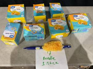 lot 373 image: LOT OF 7 Great Value Duster Refills