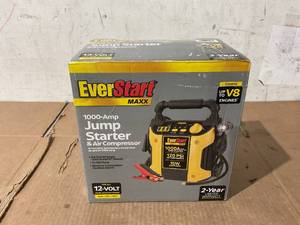 lot 248 image: EverStart Maxx 1000 Amp Jump Starter & Air Compressor