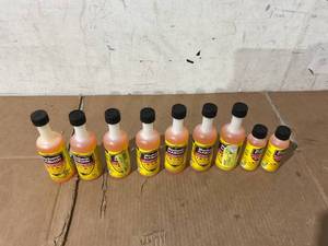 lot 284 image: LOT OF 9 Mechanic in a Bottle Fuel System Fix All Fuel Additive