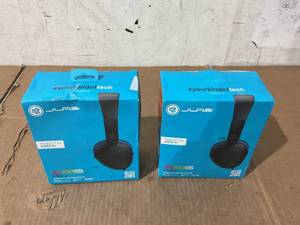 lot 292 image: LOT OF 2 JLab JBuddies Pro Wired Over-Ear Kids Headphones