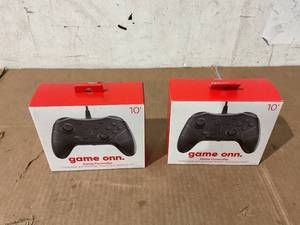 lot 301 image: LOT OF 2 Onn. Wired Controller for Nintendo Switch