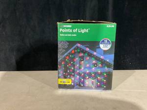 lot 399 image: Lightshow Christmas Projector Snow Flurry Lighting Style RGBW Lights 122 Programs