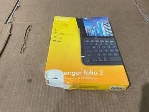 lot 346 image: ZAGG - Messenger Folio 2 - Tablet Keyboard & Case for 10.2 iPad, 10.5 iPadAir 3, iPad 10.2 (Gen 9, 8, 7)