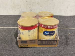 lot 59 image: LOT OF 4 Enfamil NeuroPro Powder Baby Formula Brain Support  28.3oz can