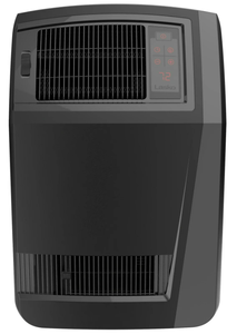 lot 62 image: Lasko Black 1500W Cyclonic Ceramic Console Electric Space Heater with Timer
