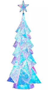 lot 588 image: Members Mark 6 Pre-Lit Prismatic Tree Christmas Decoration