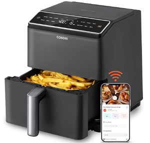 lot 81 image: COSORI 6.8Qt Air Fryer, 12-in-1 Dual Blaze Dishwasher Safe