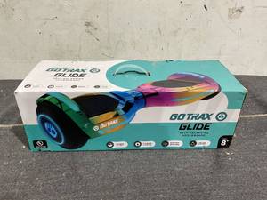 lot 75 image: GoTrax Glide Chrome Bluetooth Hoverboard 6.5