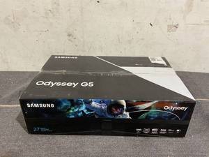 lot 93 image: SAMSUNG 27 Odyssey G55C QHD 165Hz 1ms(MPRT) Curved Gaming Monitor