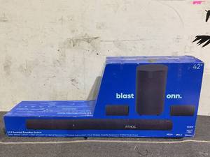 lot 96 image: Onn. 5.1.2 Surround Soundbar with Dolby Atmos,Wireless Subwoofer and True Wireless Satellite Speakers