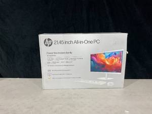 lot 24 image: HP 22-dg0003w 22 CPU Intel Pentium 8GB J5040 128 GB SSD