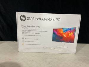 lot 27 image: HP 22-dg0003w 22 CPU Intel Pentium 8GB J5040 128 GB SSD