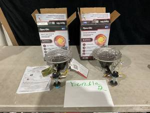 lot 30 image: LOT OF 2 Dyna-Glo TT15000M 15,000 BTU Propane Tank Top Portable Heater