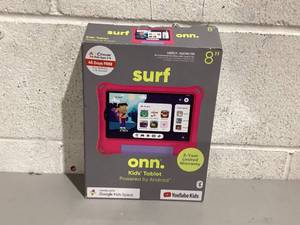 lot 723 image: Onn. Pink 8 Surf Kids Tablet