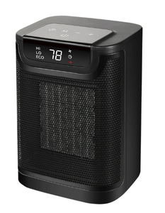lot 114 image: LOT OF 2 Soleil Digital Ceramic Heater 1500W, Space Heaters for Inside, Portable Electric Heater for Home
