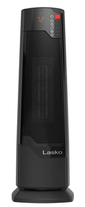 lot 137 image: Lasko 22 1500W Oscillating Ceramic Tower Space Heater with Remote
