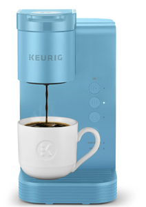 lot 159 image: Keurig K-Express Essentials Sky Blue Single-Serve K-Cup Pod Coffee Maker