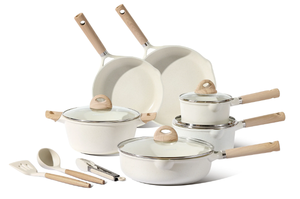 lot 226 image: 13PCS Carote Eco Modern Collection Nonstick Aluminum Cookware Set