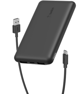 lot 261 image: Belkin Portable Charger, USB-C Power Bank 10,000mAh w 1 USB-C Port and 2 USB-A Ports