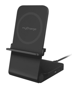 lot 309 image: myCharge 2-in-1 Charging Stand with 15 Watt Wireless Charge Surface, 20W Charge
