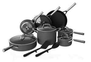 lot 314 image: 14PCS Ninja C39000A Foodi NeverStick Premium Hard-Anodized Cookware Set