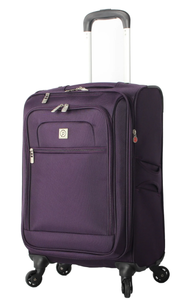lot 381 image: Protg Arendale 20 Expandable Spinner Rolling Carry-on Luggage