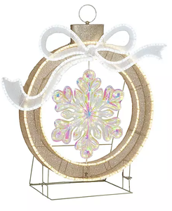 lot 643 image: Members Mark 40 Pre-Lit Ornament Dcor