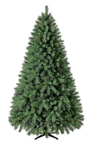 lot 645 image: Holiday Time 7.5 Non-Lit Donner Fir Artificial Christmas Tree