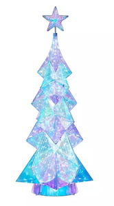 lot 655 image: Members Mark 6 Pre-Lit Prismatic Tree