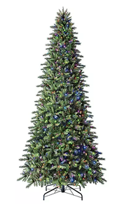 lot 659 image: LOT OF 2 Members Mark 12 Augusta Pine Pre-Lit Christmas Tree