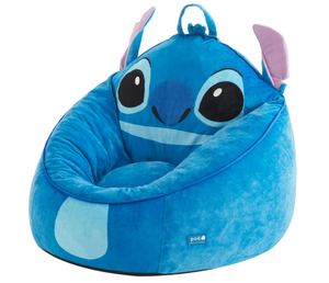 lot 681 image: Disney Stitch Compressed Foam Bean Bag Chair for Kids