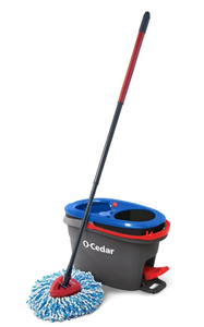 lot 687 image: O-Cedar RinseClean Clean Water Spin Mop and Bucket System  Clean with Clean Water  Removes 99% of Bacteria