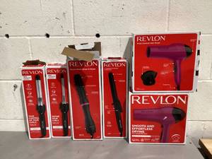 lot 564 image: LOT OF 6 Revlon Long Lasting Loose Curls Curling Iron