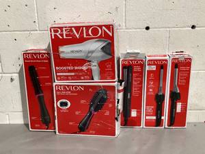 lot 567 image: LOT OF 6 Revlon 1875W Infrared Heat  Ceramic Hair Dryer