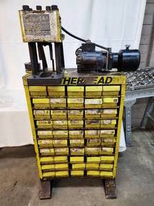 lot 6 image: Weatherhead T-400 hydraulic hose press with Electric Pump