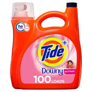 lot 9 image: Tide Downy April Fresh He, 100 Loads Liquid Laundry Detergent, 154 fl oz