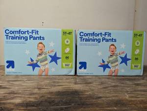 lot 56 image: 2 Cases - Boys Disposable Training Pants - 2T-3T - 86ct - up&up - 172 Total