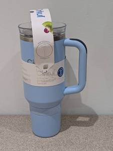 lot 63 image: NEW CIRKUL STRAWSIP TUMBLER ( RAINDROP-BLUE )