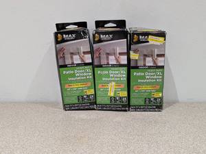 lot 73 image: 3 DUCK MAX STRENGTH PATIO DOORXL WINDOW INSULATION KITS