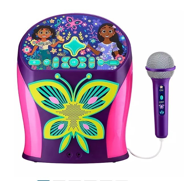 lot 417 image: NEW Disney Encanto Bluetooth Karaoke Machine with EZ Link Technology