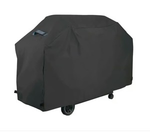 lot 318 image: NEW Grill Mark Black Heavy Duty Grill Cover - Black - 68 in x 21 in x 40 in