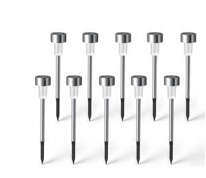 lot 927 image: Dartwood Solar Pathway EC36 LED Lights - Outdoor Solar Lights for Your Yard, Pathway, Lawn, Patio, or Driveway (10 Pack, Black)