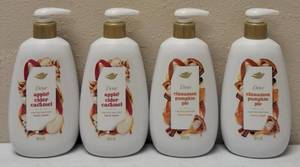 lot 10 image: Dove  (4) 12 FL OZ Bottles  Limited Edition Hand Wash - Fall Scents