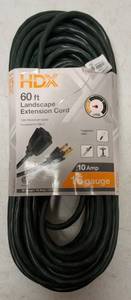 lot 15 image: HDX  BRAND NEW - 60 ft Landscape Extension Cord