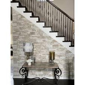 lot 32 image: Lot of  AIRSTONE Birch Bluff White Cement Standard Primary Wall Tiles  Customer Returns See Pictures