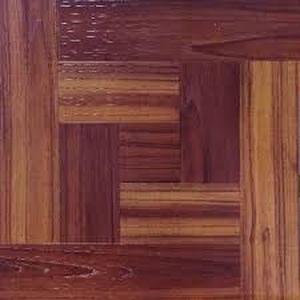 lot 36 image: Pallet of TrafficMaster Red Oak Parquet 4 MIL x 12 in. W x 12 in. L Peel and Stick Water Resistant Vinyl Tile Flooring (30 sqftcase)  Customer Returns See Pictures