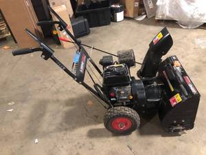 lot 44 image: Legend Force 22 in. Two-Stage Gas Snow Blower with Recoil Start Customer Returns See Pictures