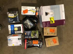 lot 3 image: Lot of Assorted Lighting Items Various Models and Conditions Customer Returns See Pictures